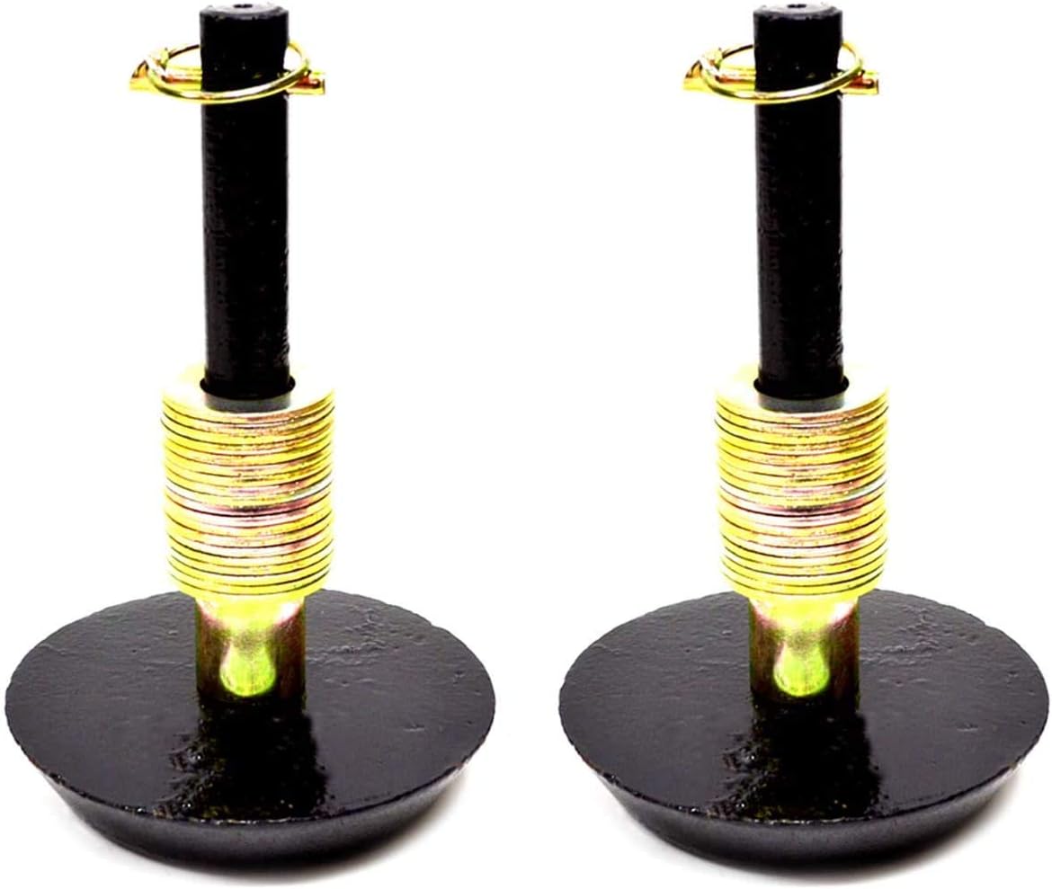 RUSSO 2PK Snow Plow Shoes Skid Foot Assemblies fits Western 49067 49071 Meyer Boss Fisher Snow