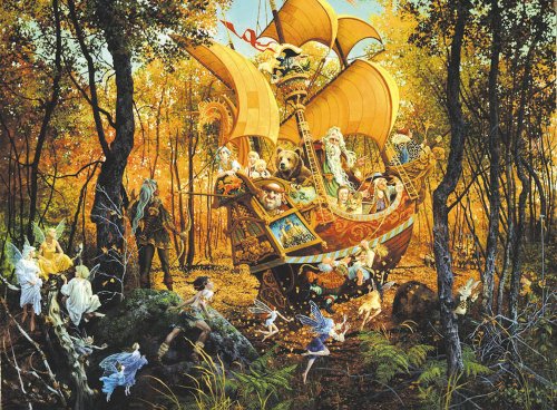 Flight of the Fablemaker a 1500-Piece Jigsaw Puzzle by Sunsout Inc.