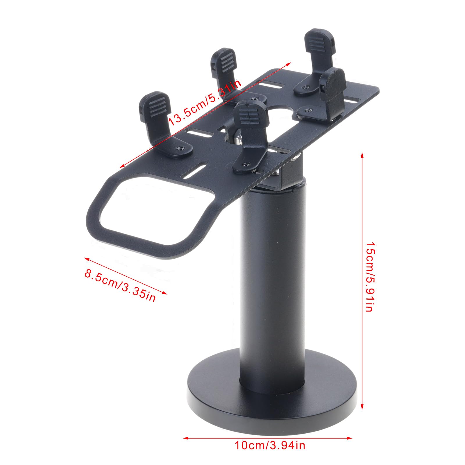 Staffa per lettore di carte di credito con instradamento interno del filo e facile installazione del morsetto per sistemi POS Supporti Pos