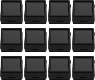 Holibanna 12pcs Gemstone Display Box Jewelry Storage Case Black Sponge for Gemstones Diamonds and Jewelry Items Portable and Compact Design
