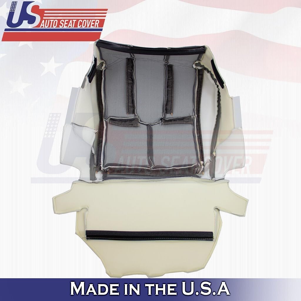 2003 2004 fits Infiniti G35 Coupe Driver Bottom Leather Seat Cover Stone Gray