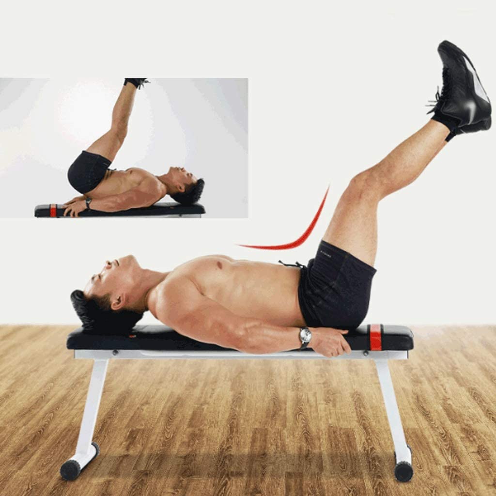 MObyat Panca Pesi Pieghevole,Panca per Allenamento della Forza per Allenamento Completo del Corpo con Panca Pieghevole con manubri Panca per Fitness per Allenamento in Palestra a casa Squat Rack