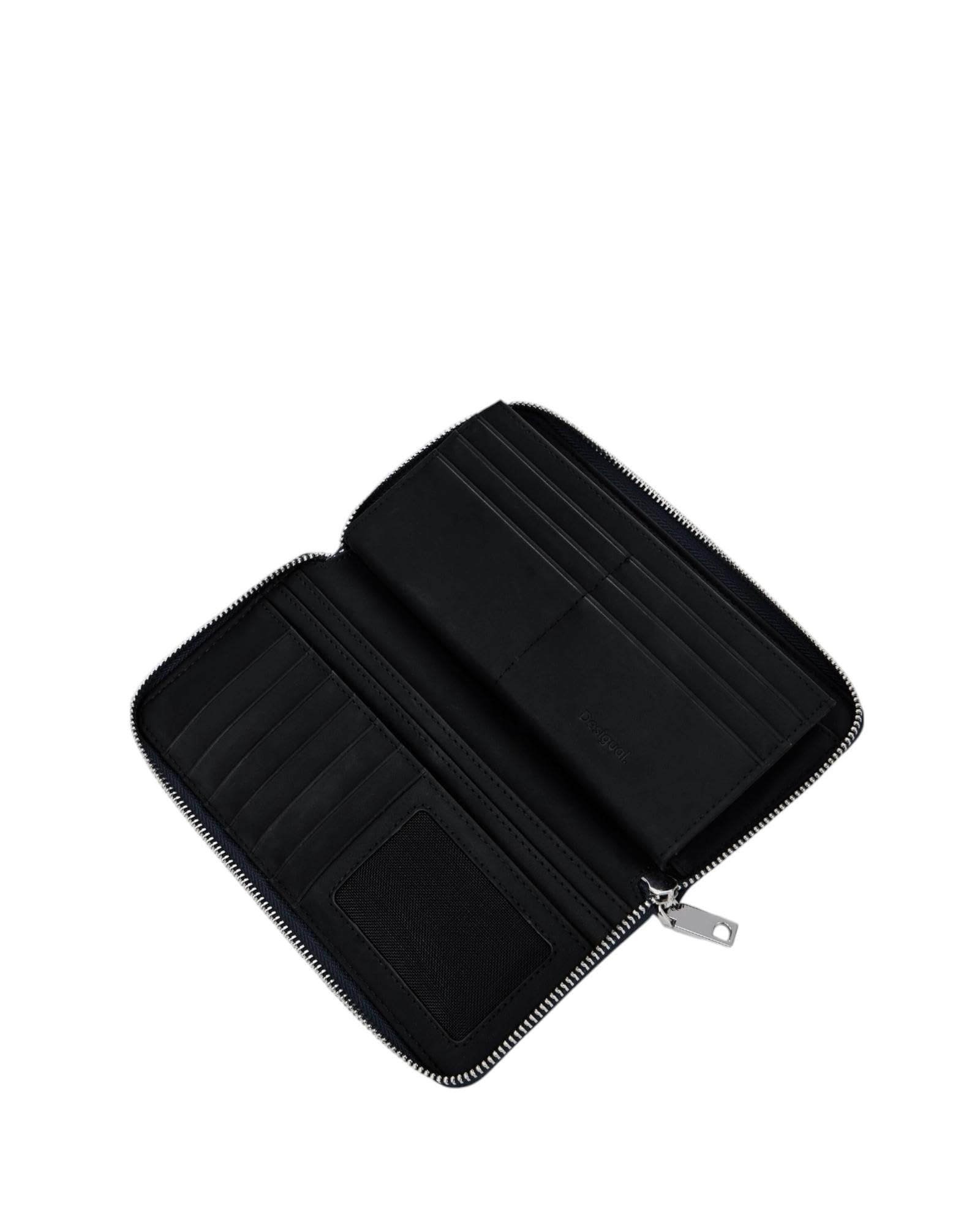 Desigual Accessories Pu Long Wallet, Portafoglio Bi-Fold Donna