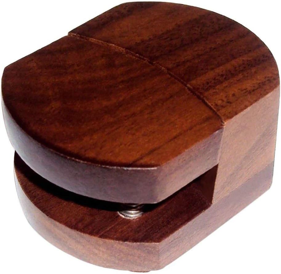 Solid Walnut Copy Stand Holder with Spring-Loaded Wooden Clamp - Ideal for Typing, Reading, or Displaying Papers - Woodessen
