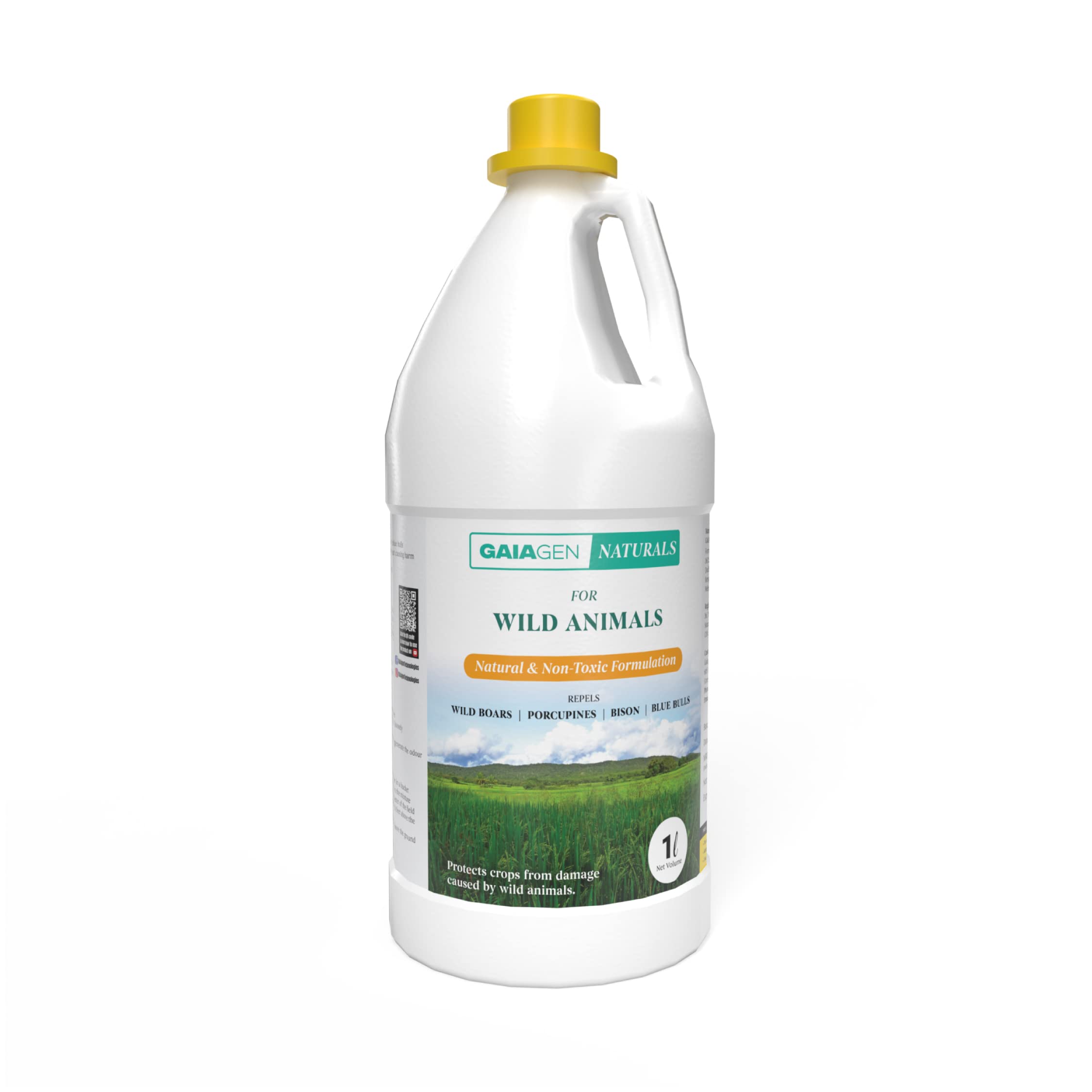 Neelbo® (1 L) | Natural Formulation to Repel Wild Boars, Porcupines, Bison & Blue Bulls Without harming Them.