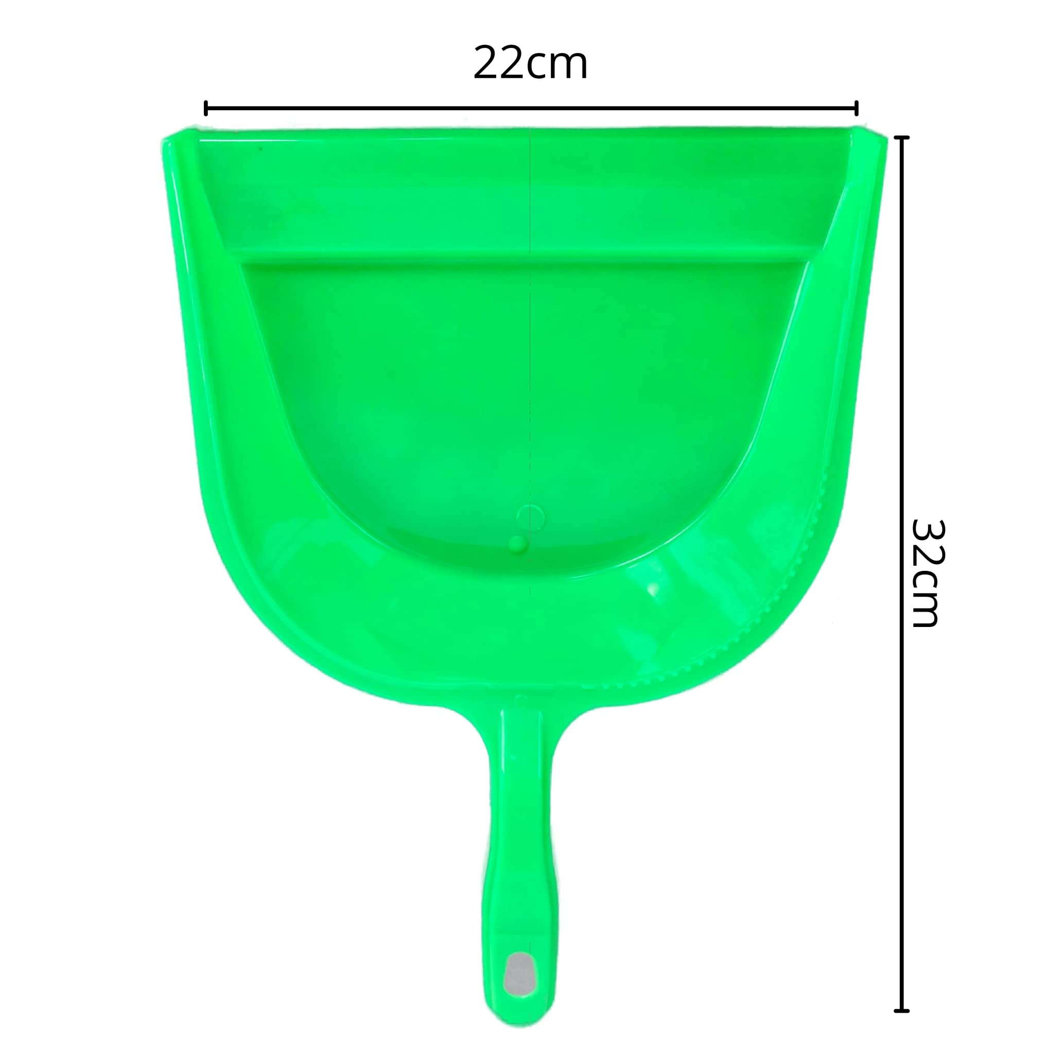 Heavy Duty Plastic Dustpan with Handle Durable Lightweight Multi Surface Dust Pan 3