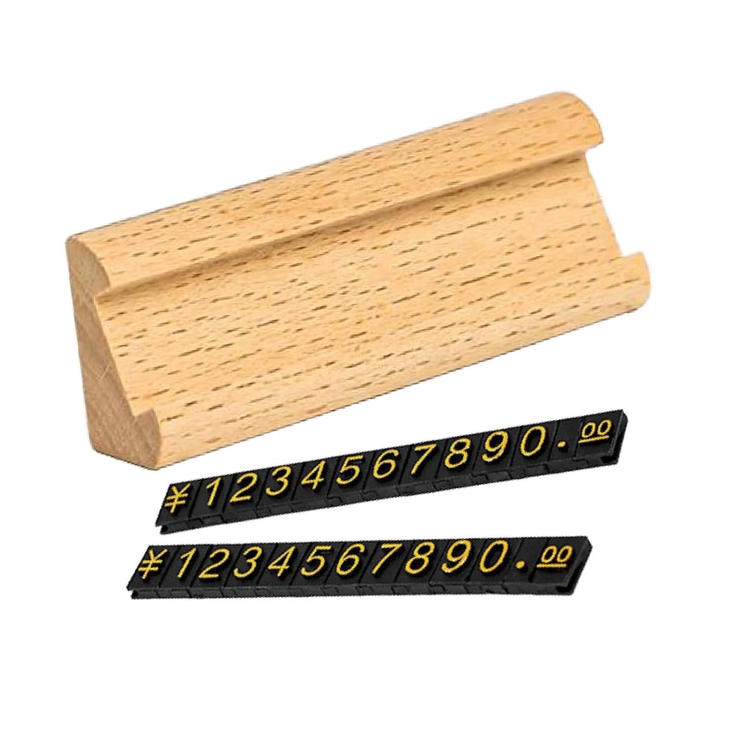 Artisoul® Wooden Display Stand Price Holder Counter Price Block Price Price Tag Adjustable Light Yellow Gold | Retail and services | Labeling and Tagging Supply | tag Artisoul® Wooden Display Stand Price Holder Counter Price Block Price Price Tag Adjustable Light Yellow Gold | Retail and services | Labeling and Tagging Supply | tag