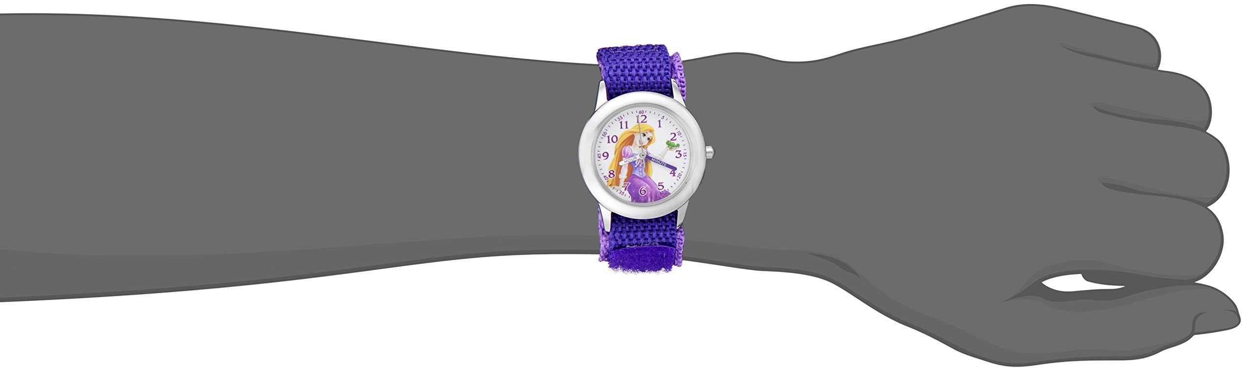 Disney Kids' W001922 Rapunzel Analog Display Analog Quartz Purple Watch