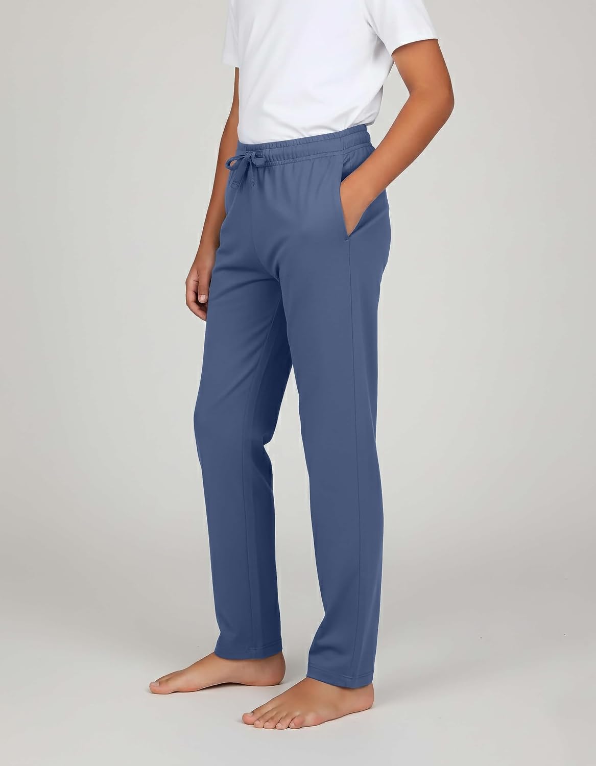 Real Essentials 3 Pack: Boys' Soft Pajama Pants - Sleepwear Lounge Bottoms for Kids Teens Youth with Pockets - Image 4