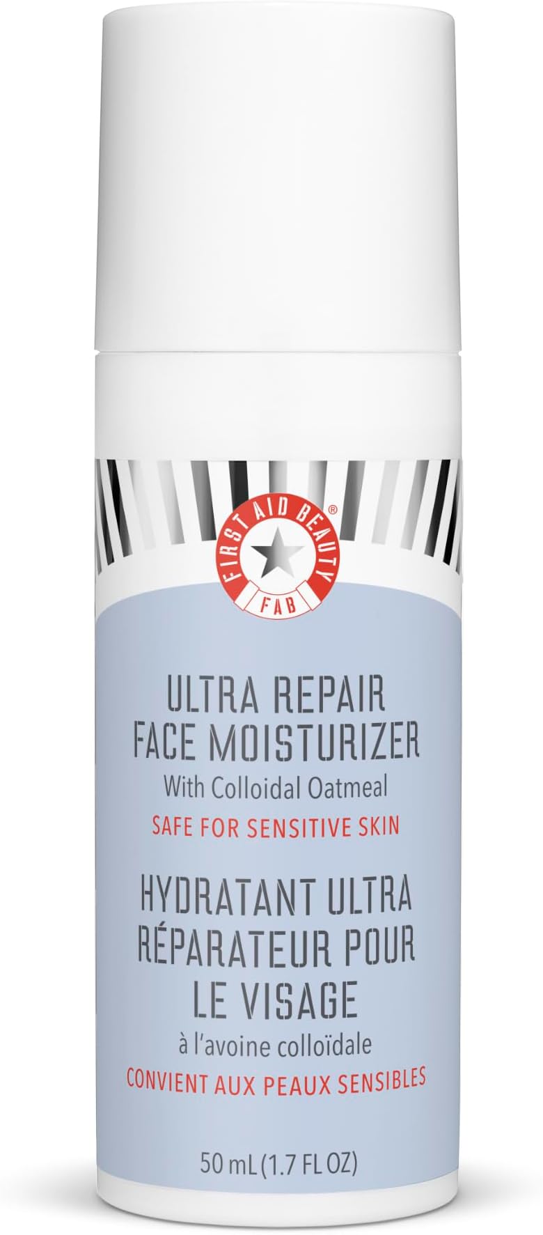 Ultra Repair Face Moisturizer, Soothing Face Colloidal Oatmeal, Everyday Lightweight Non-Comedogenic Formula Helps Soften Skin with Ceramides and Shea Butter, 1.7 oz