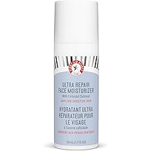 First Aid Beauty - Ultra Repair Face Moisturizer, Soothing Face Colloidal Oatmeal, Everyday Lightweight Non-Comedogenic Formula Helps Soften Skin with Ceramides and Shea Butter, 1.7 oz