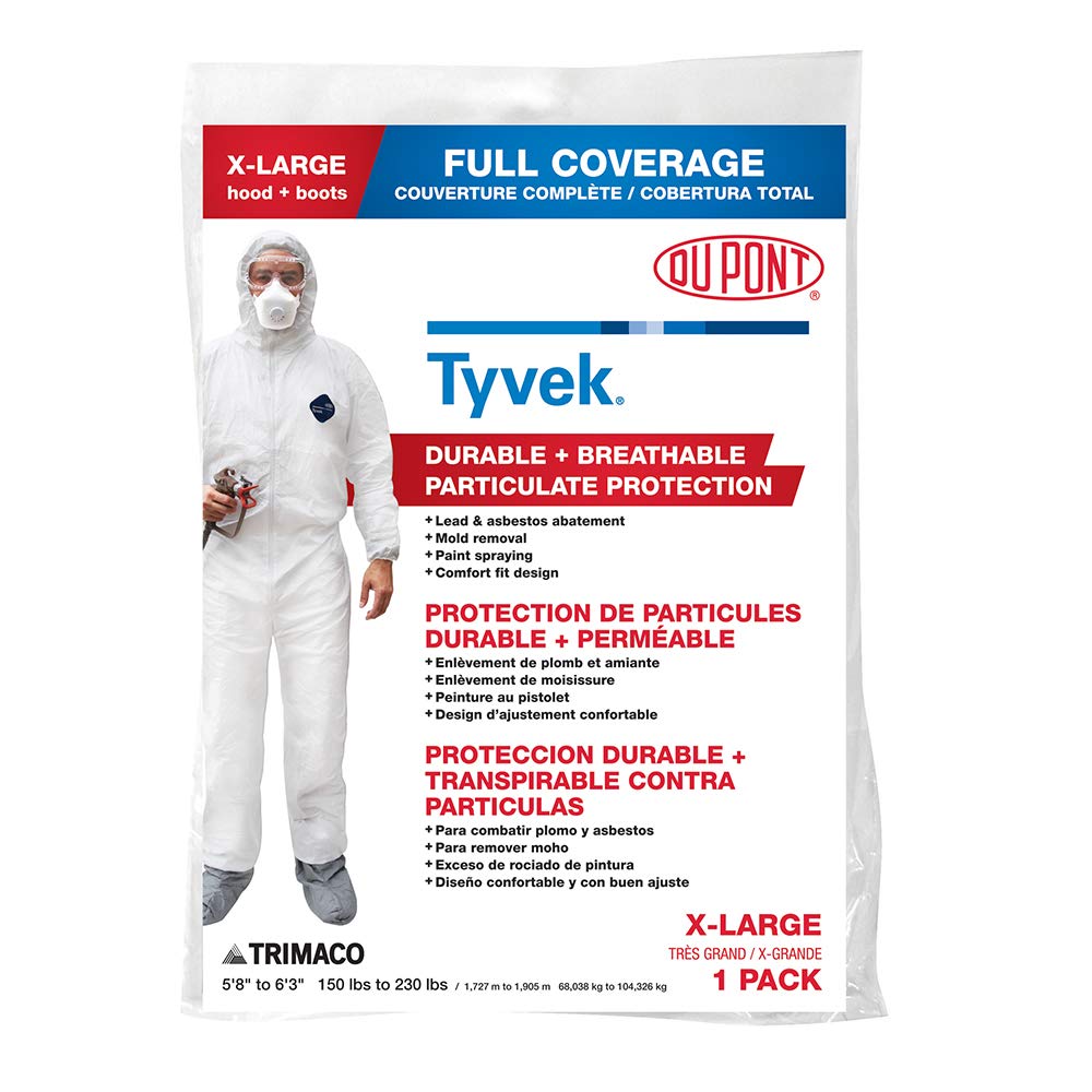 Amazon.com: TRIMACO 141232/12 Industrial Coverall, X-Large, White