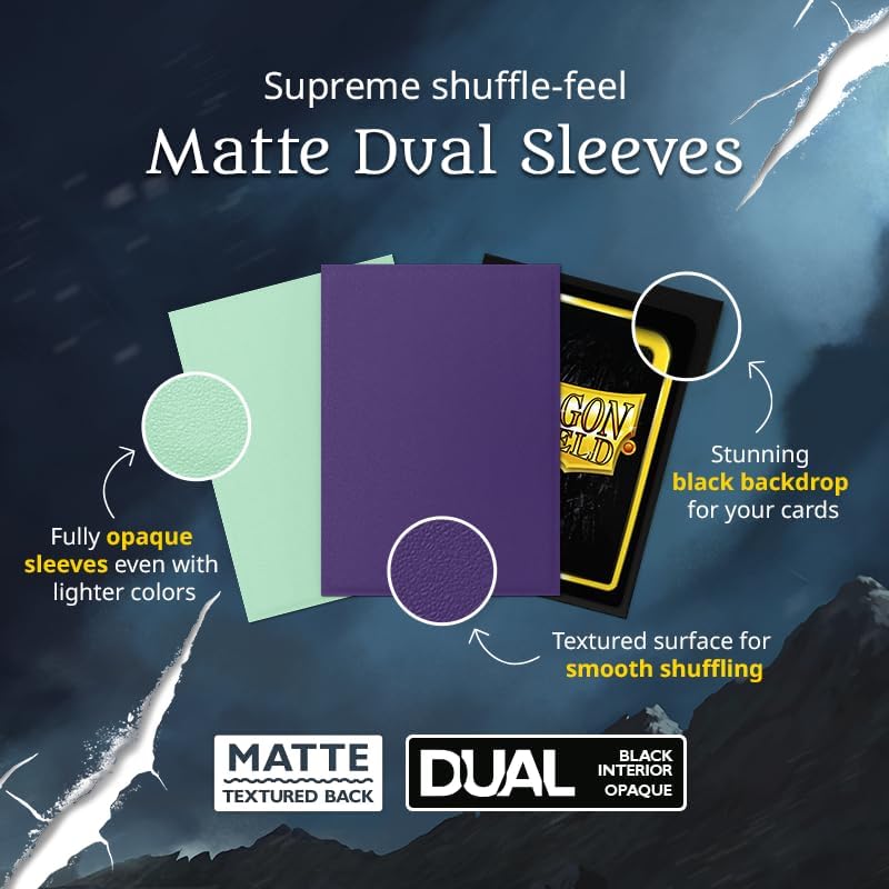 Miniatura 4 de Dragon Shield - Doble mate - Fundas para tarjetas de tamaño japonés  60 CT - Fundas TCG suaves y resistentes - Compatible con Yu-Gi-Oh, Naruto,