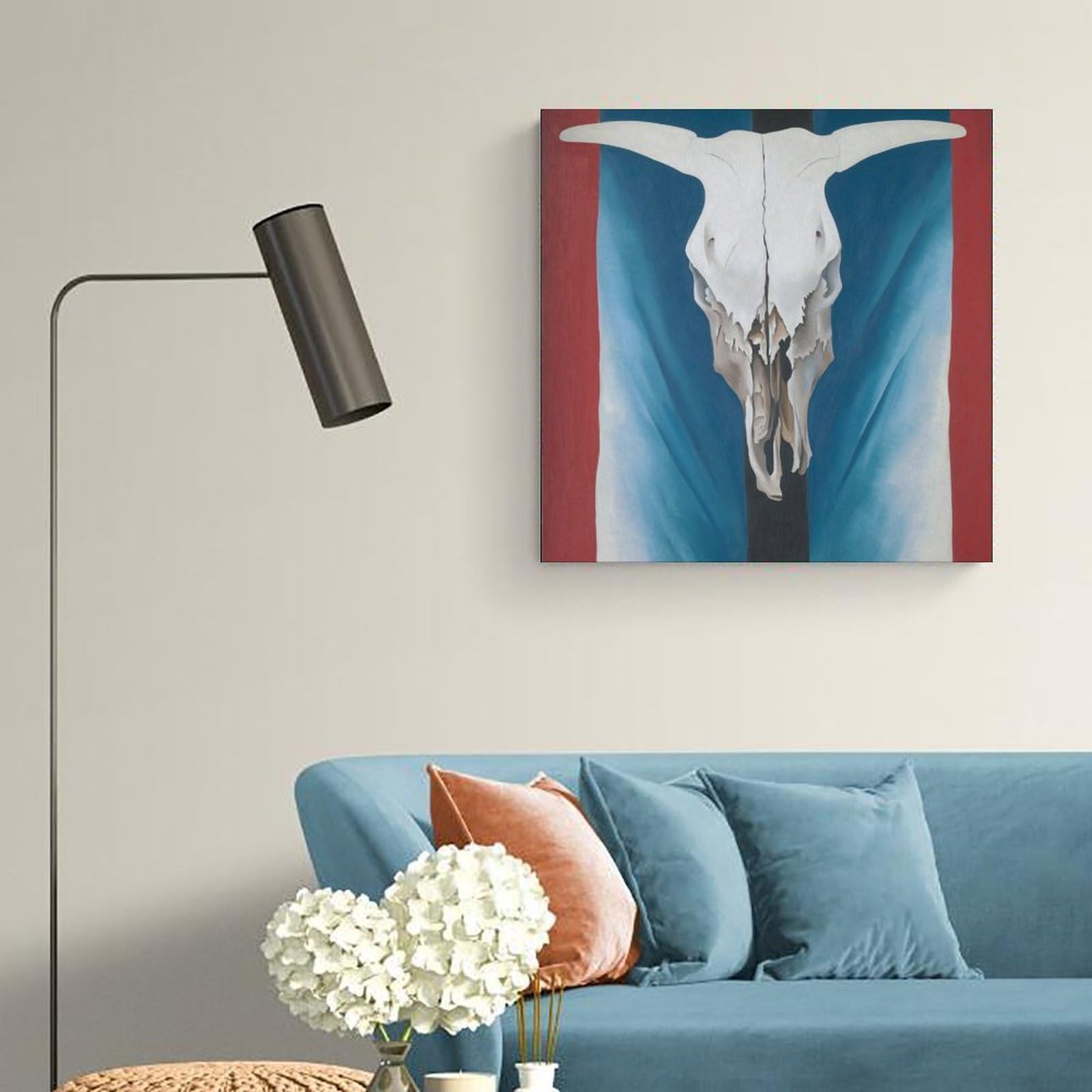 Amazon.co.jp: Georgia O'Keefe ジョージア・オキーフ アートワーク 牛