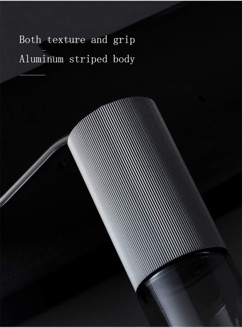 NEW Hero Manual Coffee Grinder with CNC Stainless Steel Conical Burr -Internal Adjustable Setting,Double Bearing Positioning,French Press Coffee for Hand Grinder Gift BULEA (Silver)