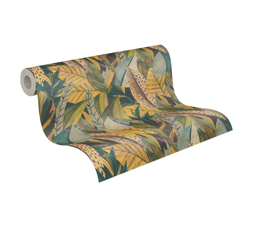 Papier peint jungle pose facile pour masquer imperfections murs Livingwalls