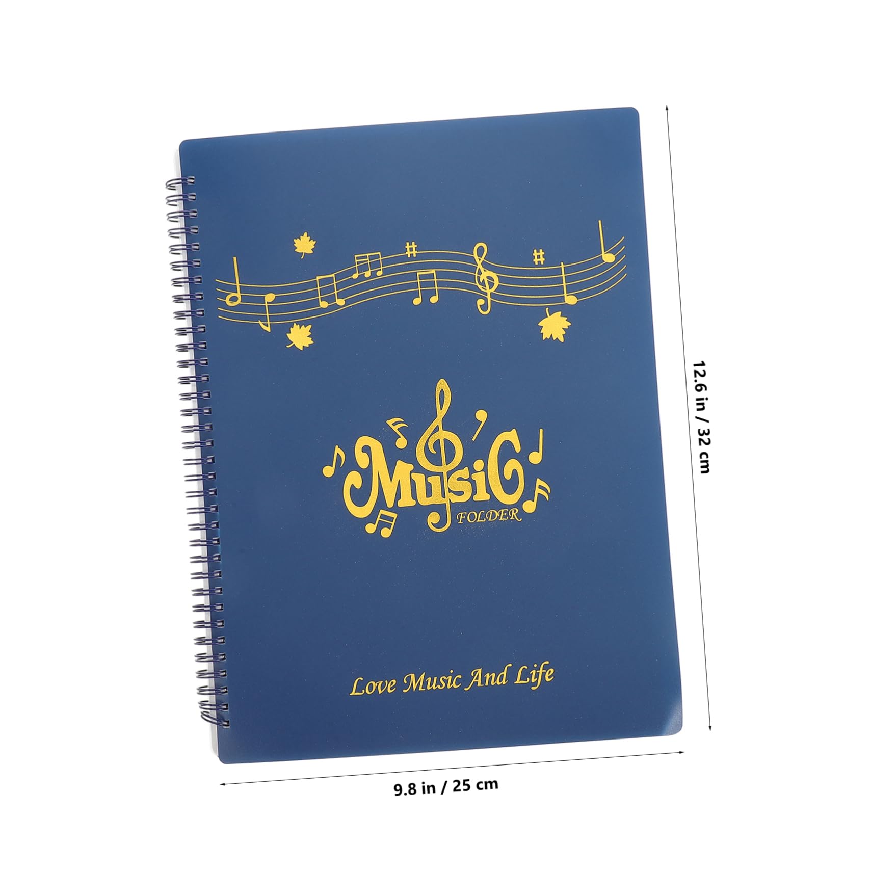DECHOUS Sheet Music Holder Music Folders with Antireflective Feature 30 Pages Piano Folder