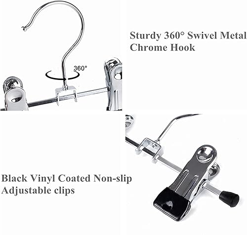 Miniatura 6 de JOINSI Paquete de 10 ganchos para botas para colgar en el armario, ganchos para sombreros, pantalones, toallas, calcetines, bolsos, bolsos, ropa