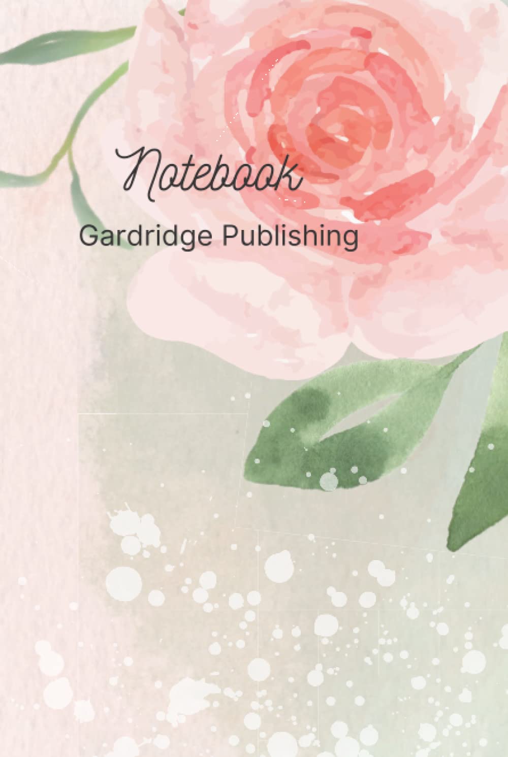 Carnet de notes fleuri grand format pour organiser vos pensées et planifier vos mois