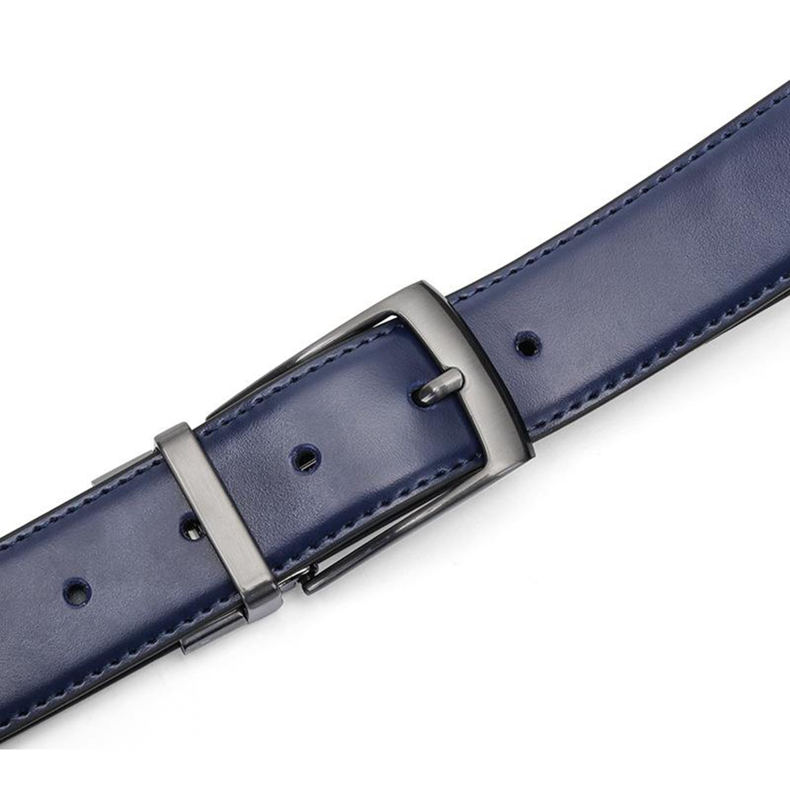 Ceinture tressée élastique, Ceinture business réversible universelle en cuir multicolore for homme, 3, cm de largeur, 100-130