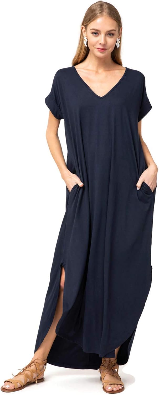 Entro maxi dress with pockets Clearance