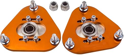 maXpeedingrods Adjustable Camber Coilover Front Top Hat for Toyota Celica 2000-2006 Camber Plates Gold