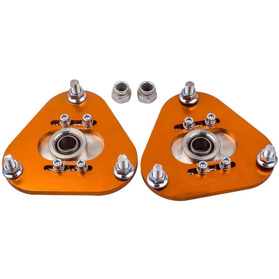 Amazon.com: maXpeedingrods Adjustable Camber Coilover Front