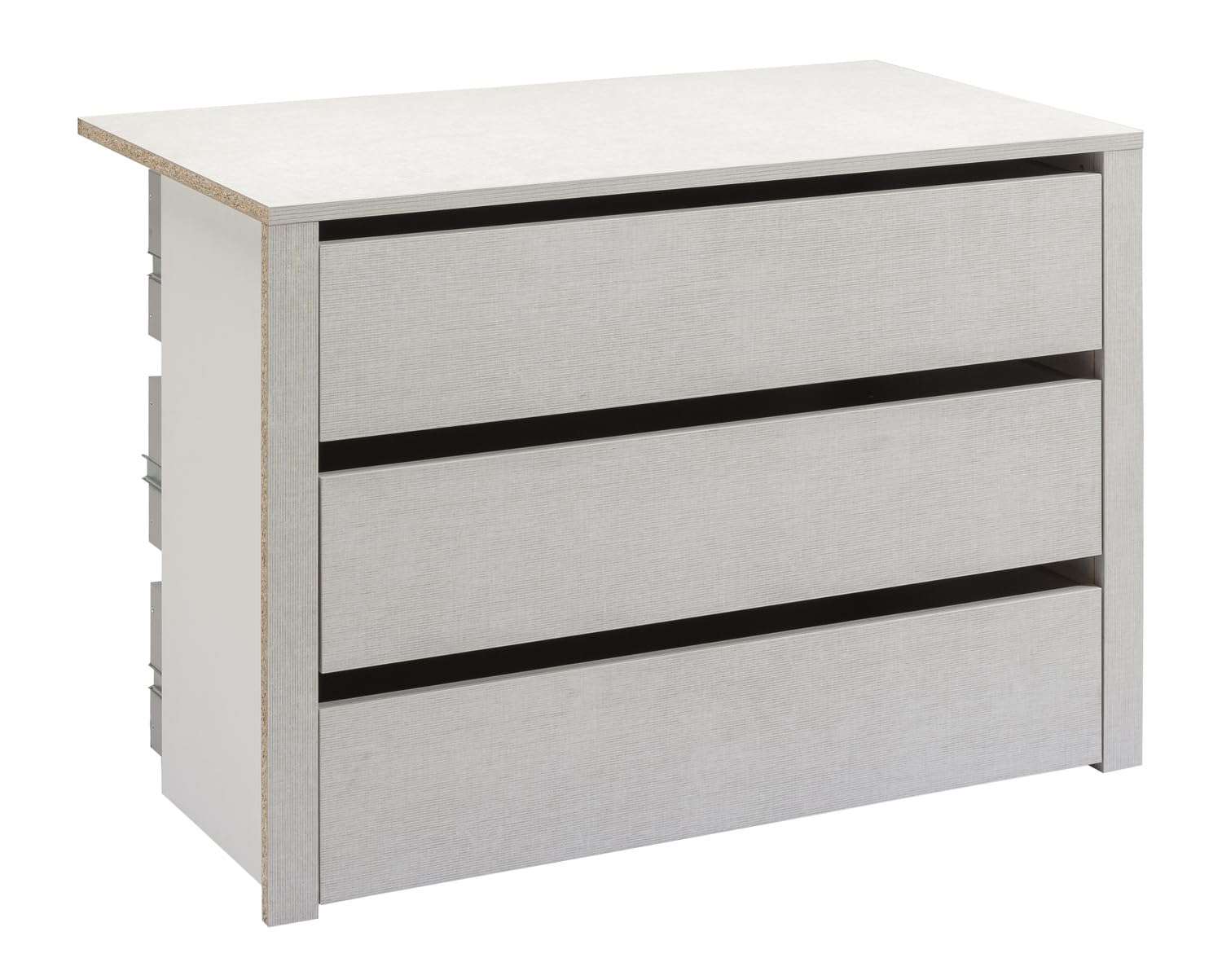Composad | Cassettiera Interna per Armadi con 3 cassetti, Salvaspazio, Per Cabina Armadio e Camera da letto, (LxAxP) 72,3x69,3x50,9 cm, Colore Tessuto, Made in Italy