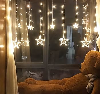 Amazon.com: Twinkle Star 12 Stars 138 LED Curtain String