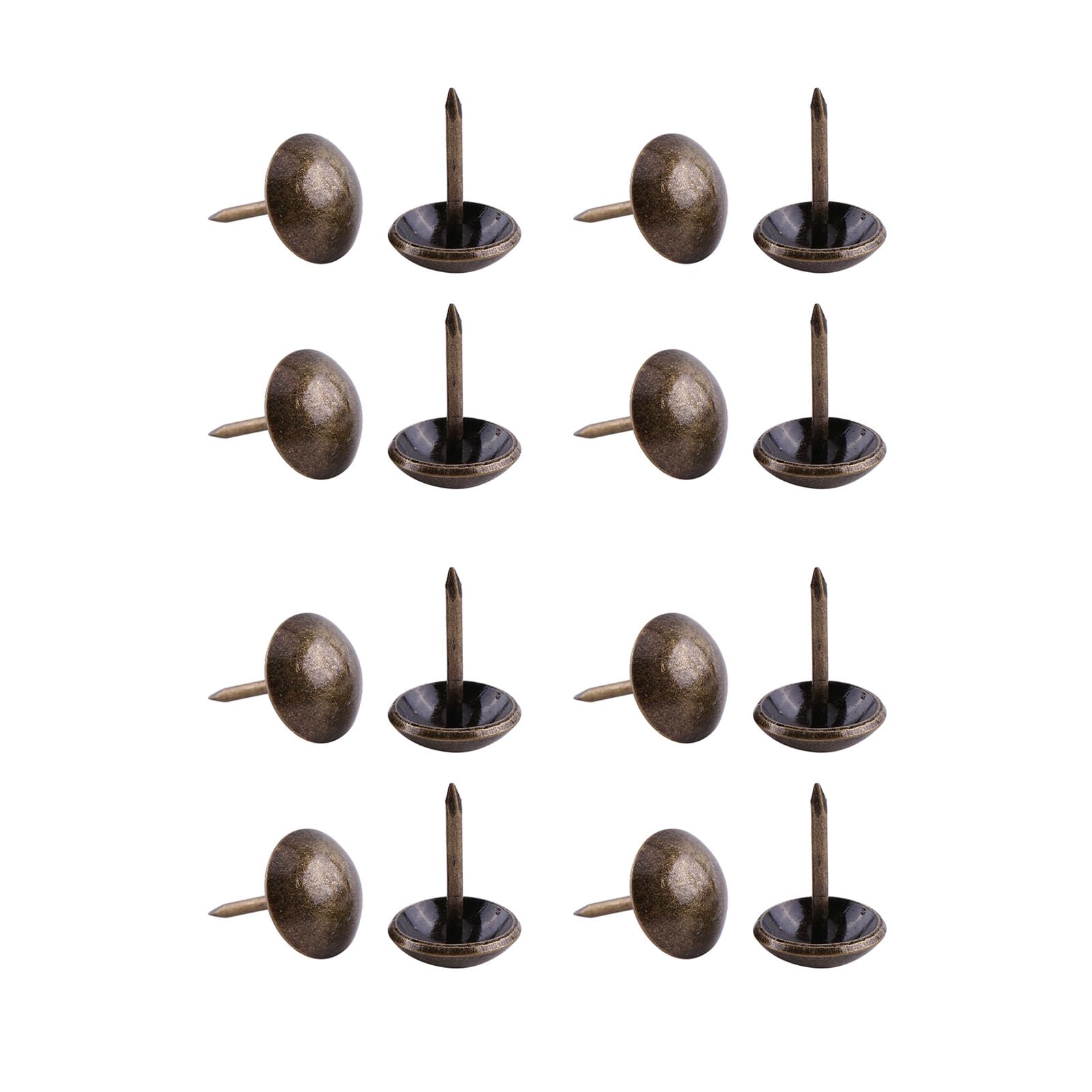 Chiodi Decorativi Vintage In MetallO - 100 Pezzi Bronzo, Per Tappezzeria E DIY