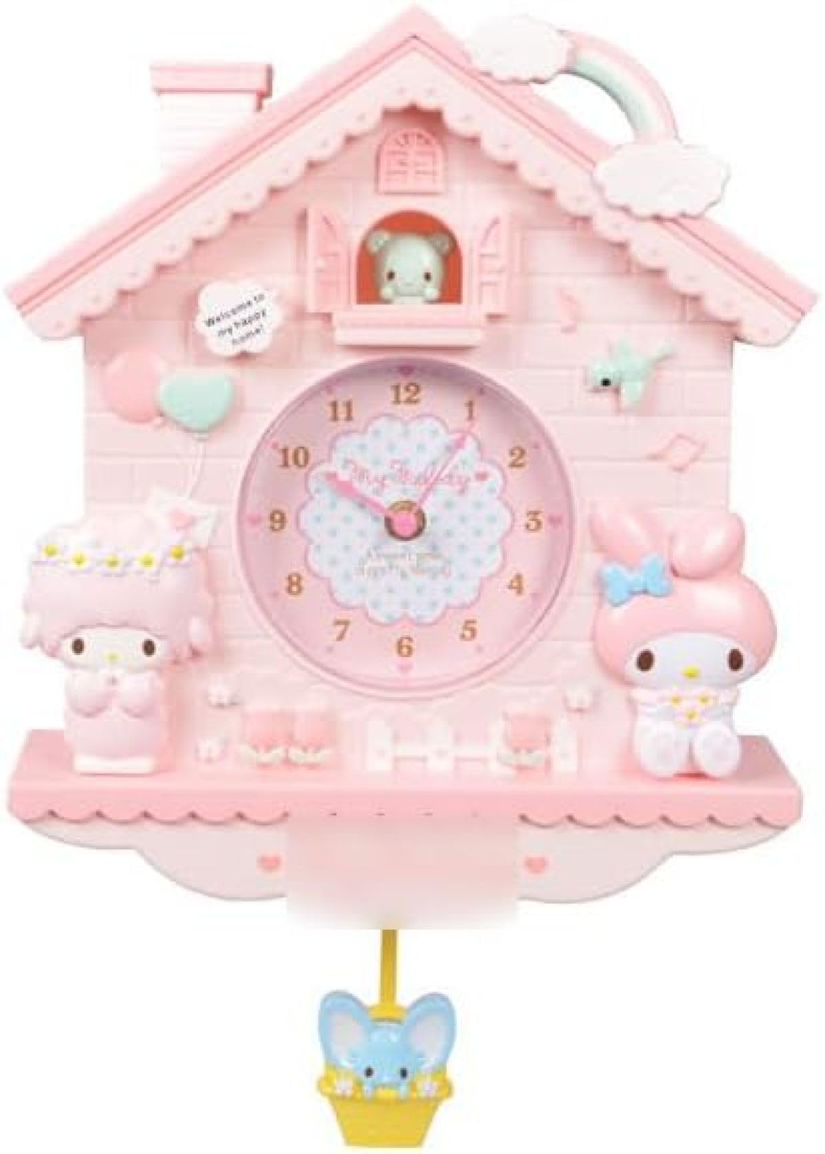 Amazon.co.jp: シナモロール 掛け時計 クロミ マイメロ クオーツ