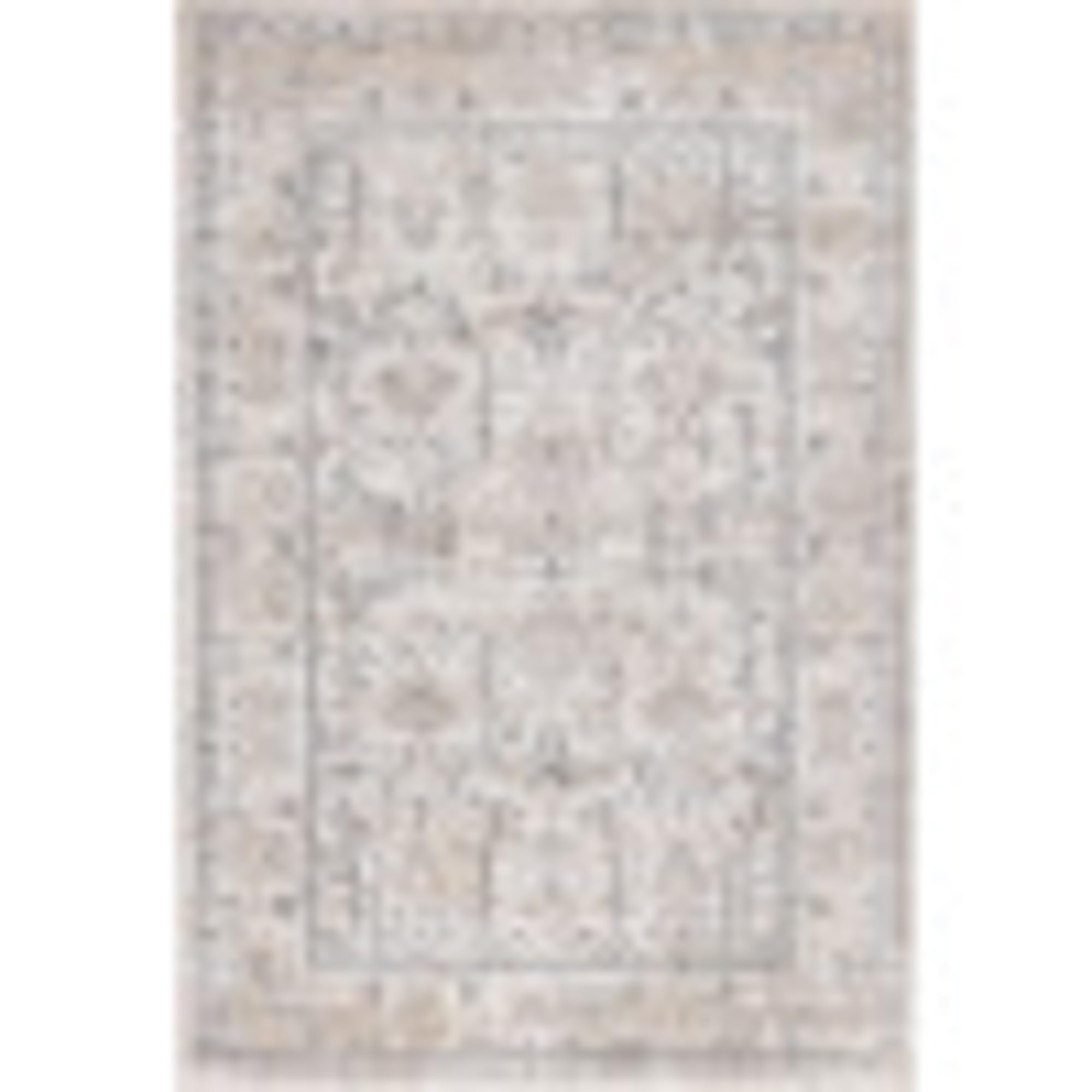 Unique Loom Portland Teppich Läufer 60x180 Cm - Blau/Beige, Polypropylen/Polyester, Maschinell Gewebt, Für Wohnzimmer & Flur