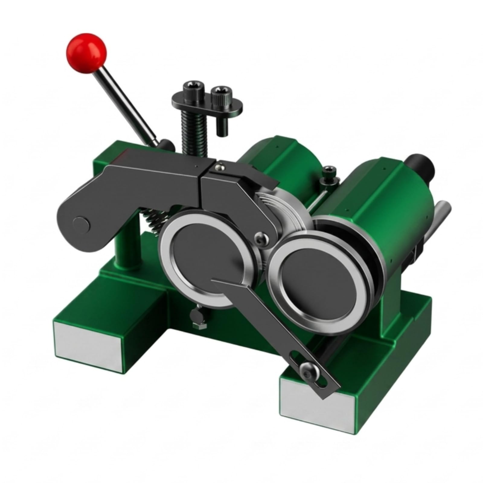 Macchina per Stampaggio a Punzoni Dispositivo Rettifica Manuale Mandrino a Tre Ganasce Morsa Banco Meccanico con Cinghia E Piastra Base Gamma, 0.003