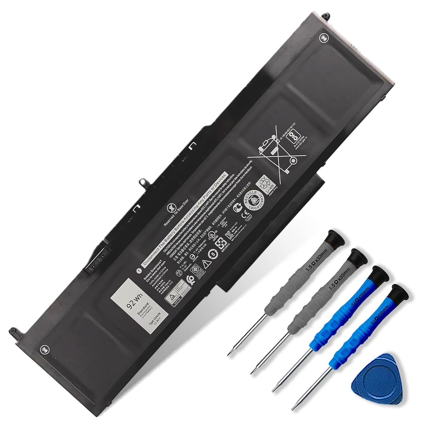 Dentsing VG93N Laptop Battery Compatible with Dell Precision 15 3520 3530 E5580 E5590 5591 Series Notebook VG93N 0VG93N WFWKK 0WFWKK Battery 11.4V