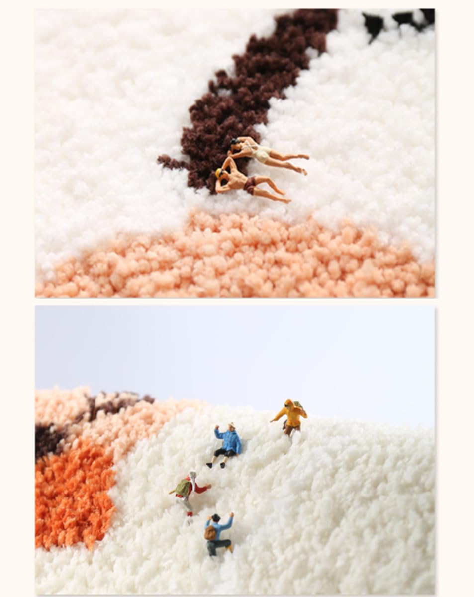 Amazon｜市松模様のラグ、白黒のラグ、屋外折りたたみ式洗える