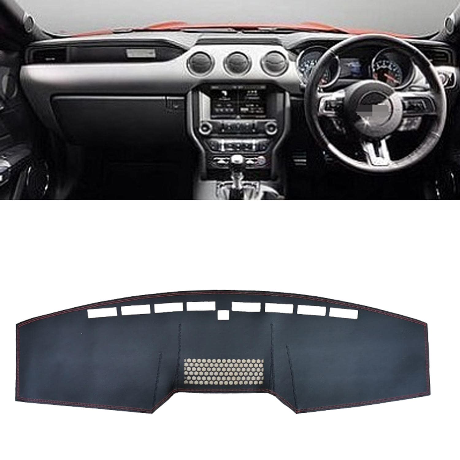 Amazon.com: TTOILS Leather Dashmat Dashboard Cover Pad Dash Mat