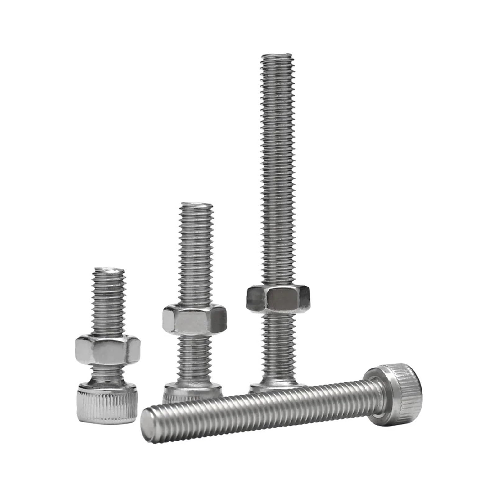 Tornillos Hexagonales Huecos 304 Acero Inox Fijación Métrica