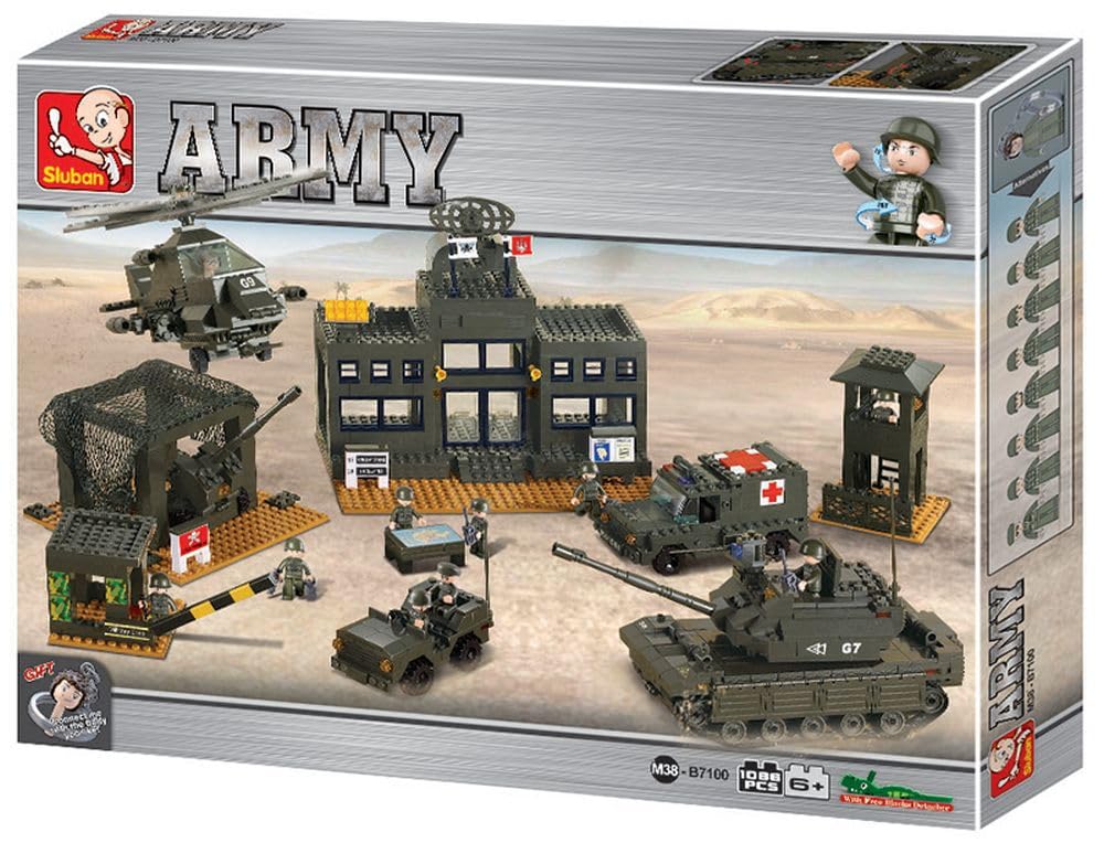 Sluban SlubanM38-B7100 Headquarter Building Bricks Set