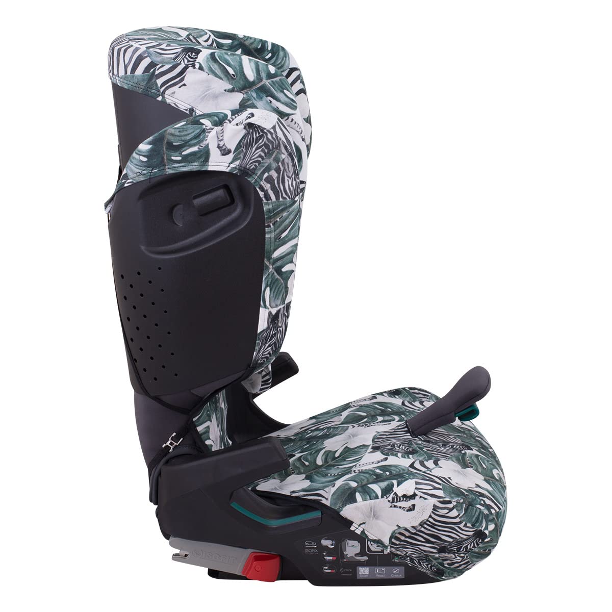 JYOKO Kids Bezug kompatibel mit Britax Romer Kidfix, aus Baumwolle (Romer Kidfix I-SIZE, ZEBRA)