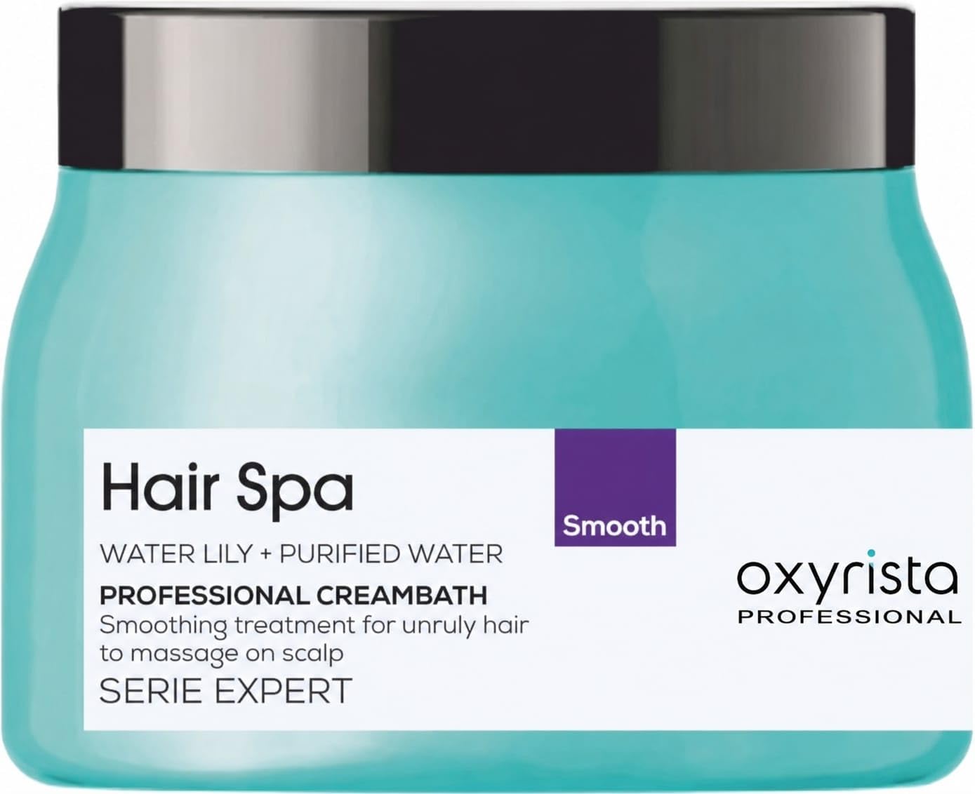 Oxyrista Professional Hair Spa Smooth Creambath, Water Lily + Purified Water, Smoothing Treatment 490gram-picture-30