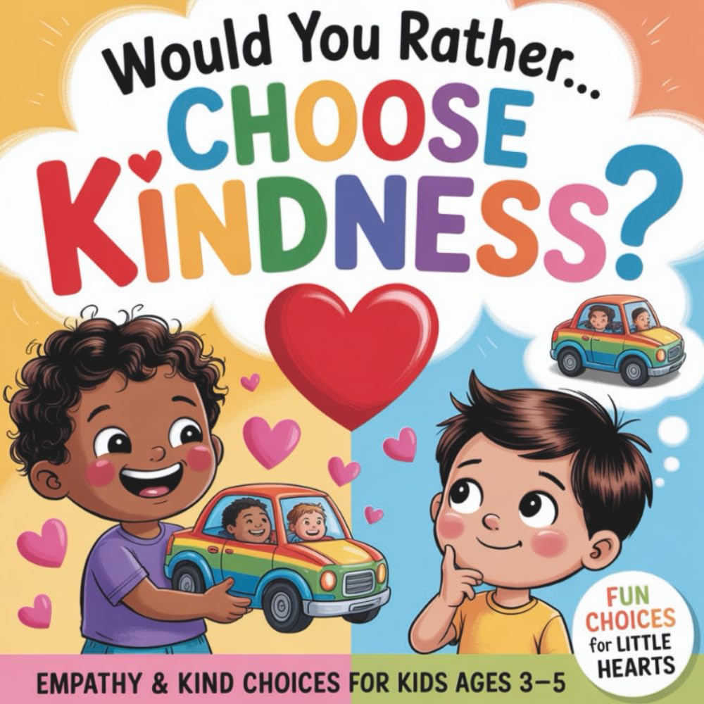 Would You Rather… Choose Kindness -Empathy & Kind Choices for kids ages 3-5: SEL scenarios that build empathy, cooperation, sharing, helping skills, ... social behavior for toddlers and preschoolers