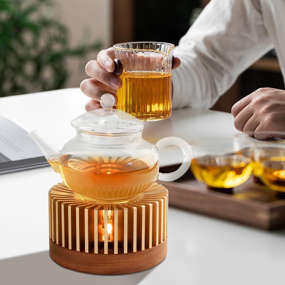 Lampka zapachowa na tealighty, aluminiowa lampka zapachowa z ceramiczną miską, z możliwością użycia jako podgrzewacz Ø11cm, oddzielne wnętrze, izolacja wgłębiona, do spa, jogi, herbaty, kawy, mleka