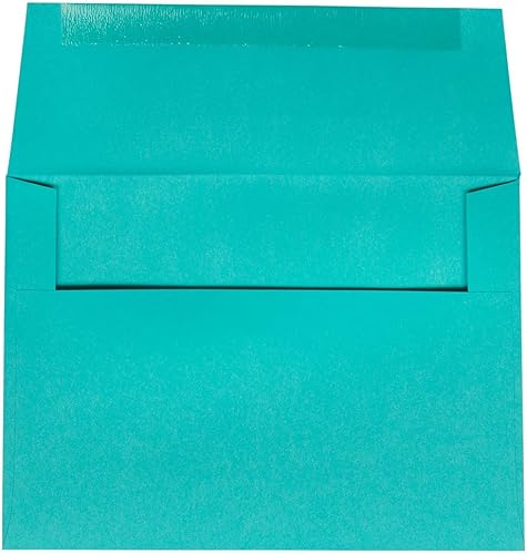 Miniatura 2 de Sobre para invitación de papel reciclado Brite Hue JAM Paper, color azul marino, 4 tamaños, 50 por Paquete