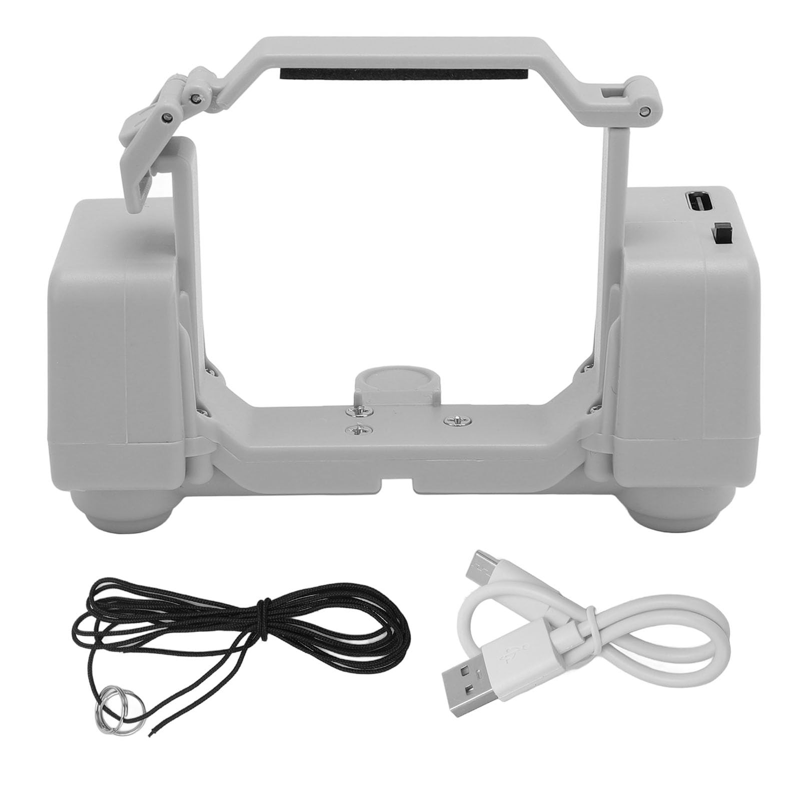 Jiawu Mini 4 Pro Drone Airdrop Dispositivo di Rilascio del Carico Utile da 100 G per Fedi Nuziali Consegna Esche da Pesca ABS Leggero con Batteria da 300 MAh Tipo C Ricarica