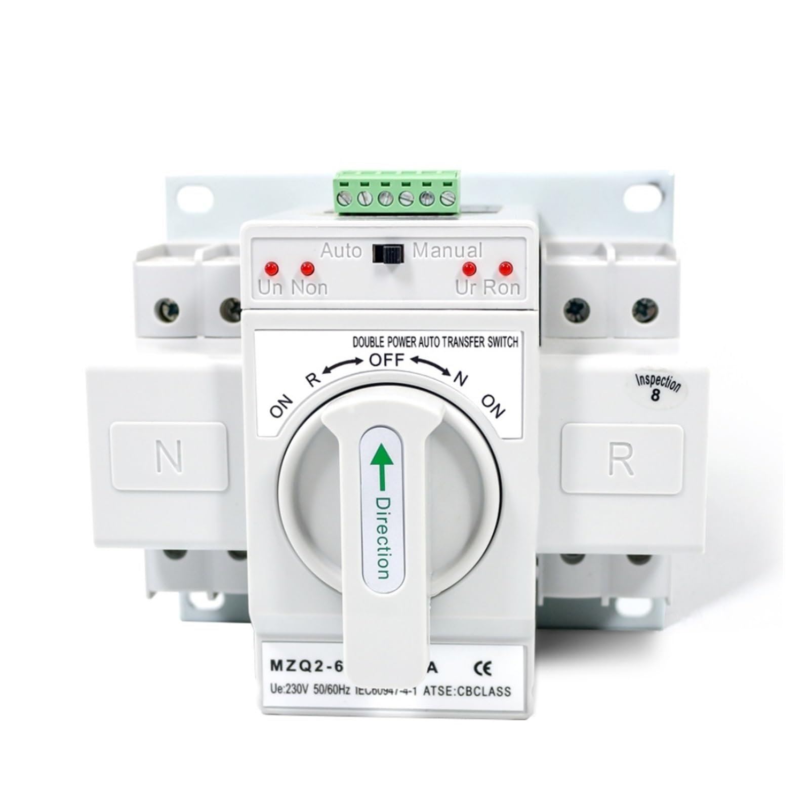 Interruttore Automatico Commutatore Trasferimento Doppia Alimentazione 220V 63A 2P - Protezione Cortocircuito E Sovraccarico