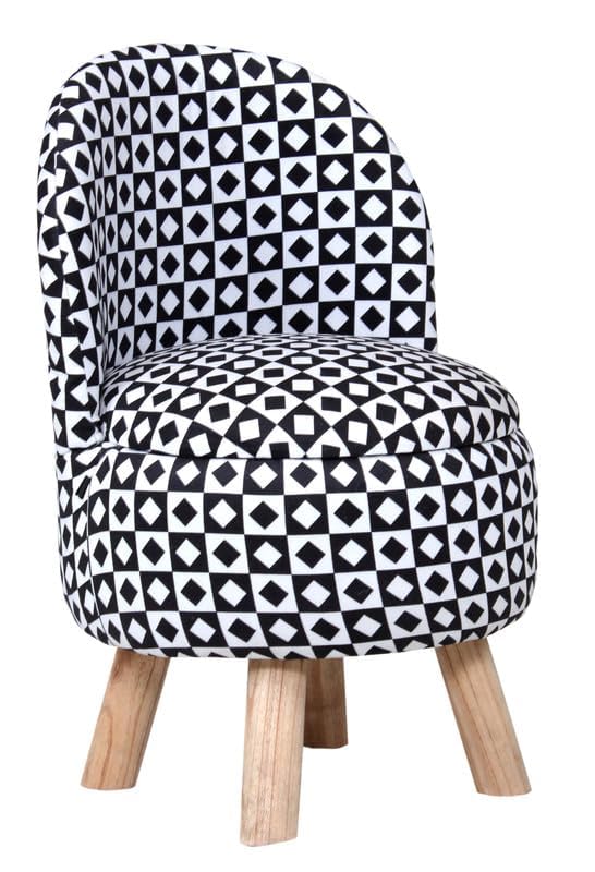 Image of Ottoman Kids pouffe Stool for Small Baby Chair Study Stool for Kids Playing Products Little Baby Dining Chair for Feeding Kids Cartoon Bedroom Chair,14x14x26 Inch, Single Chair