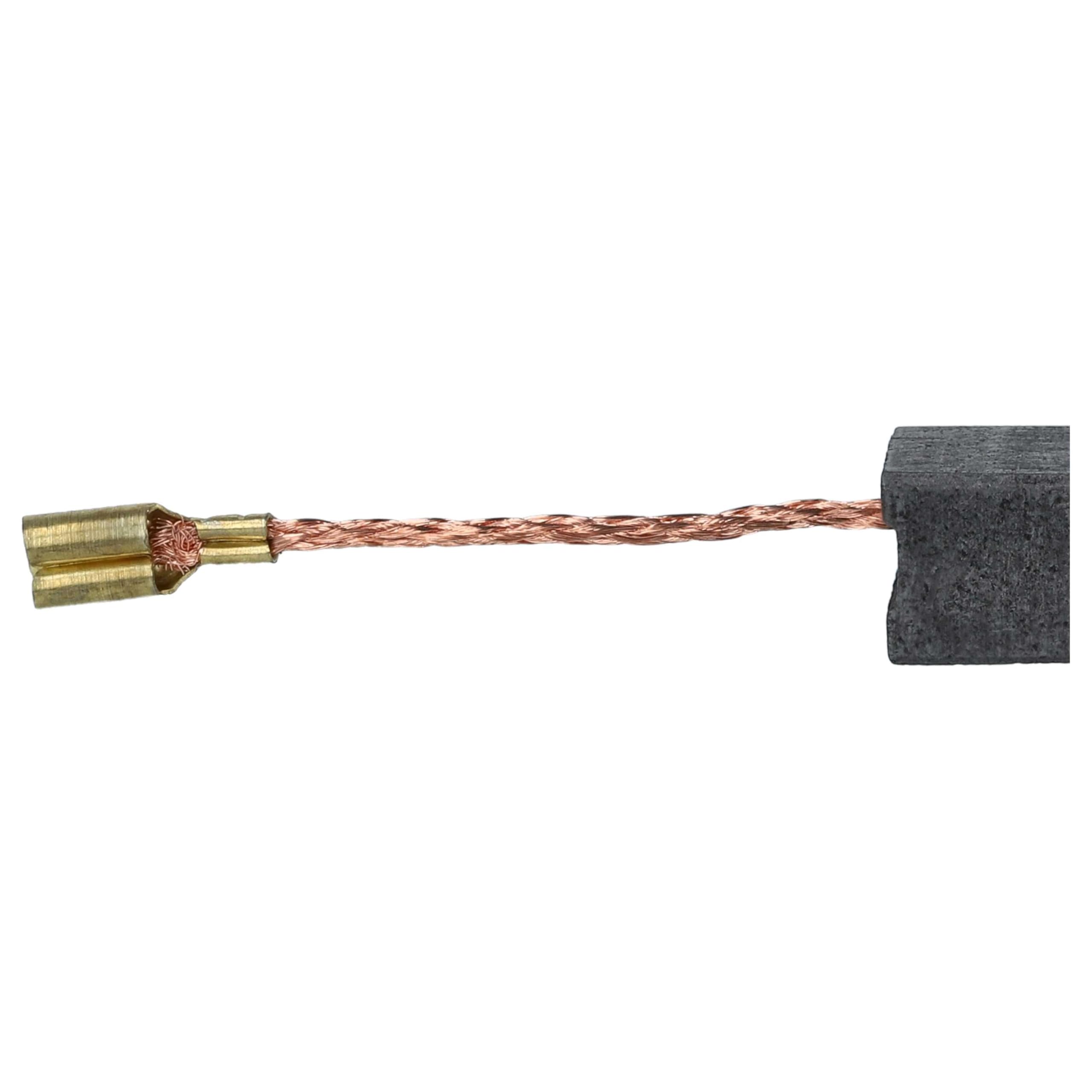 vhbw 10x escobilla 5,9 x 7,95 x 13,3 mm Compatible con Rupes BigFoot LHR21, LHR12, LHR15, LH 21 lijadora rotatoria, abrillantador