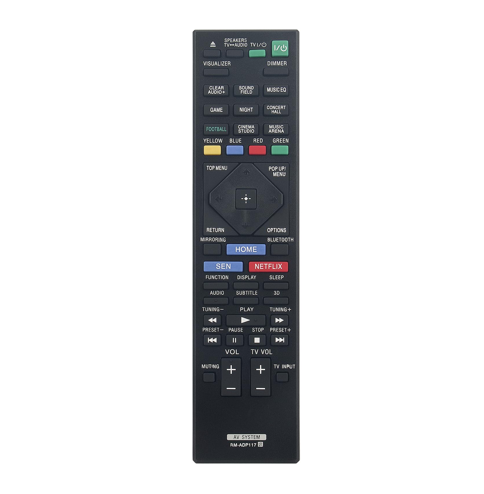 Télécommande de rechange compatible Sony AV System BDV-N9200W HBD-N7200W - 6