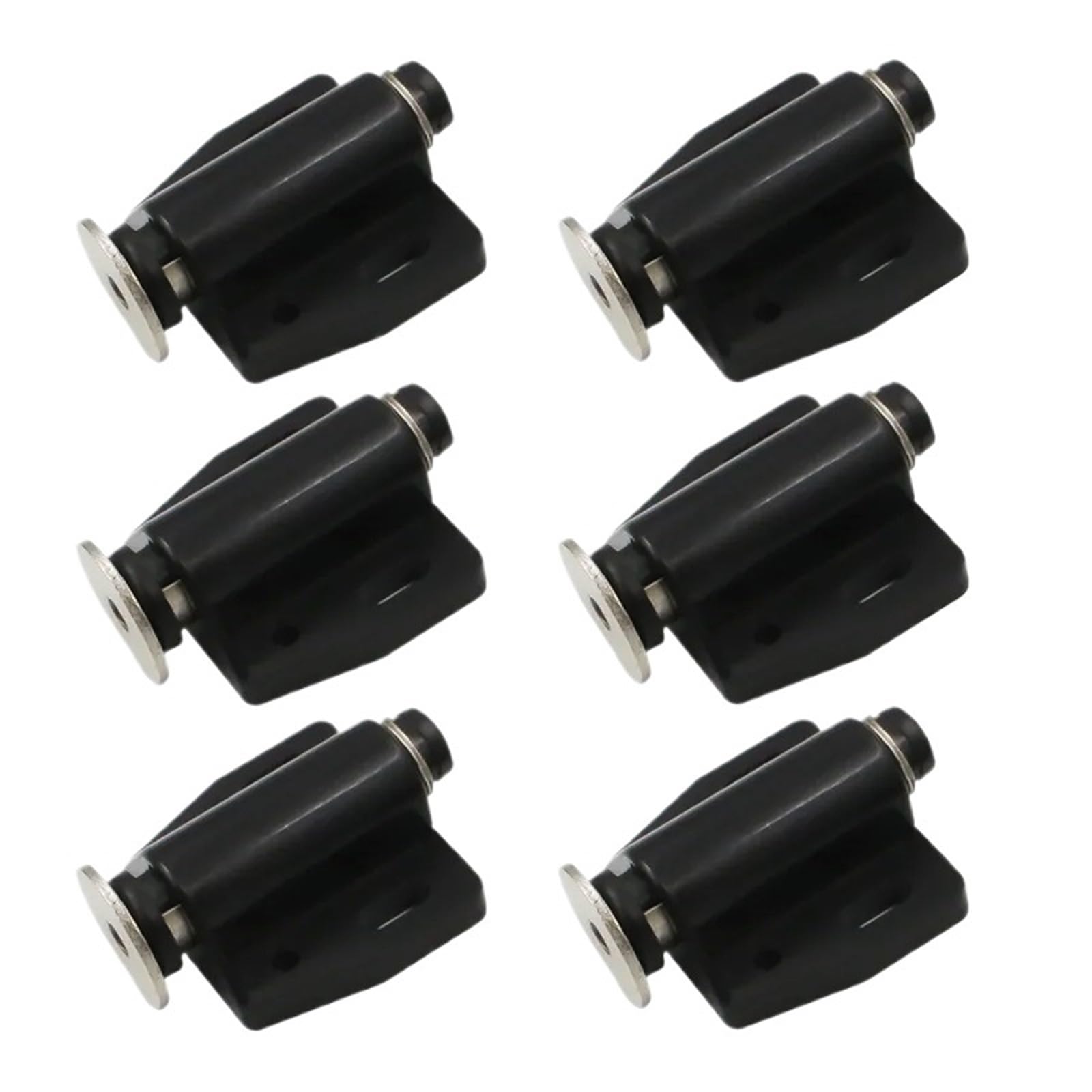 Zuxwux 6Pcs Cabinet Push Latch 2/ Cabinet Furniture Door Closer Rebound Suction For Cabinets Wardrobes(6Pcs)