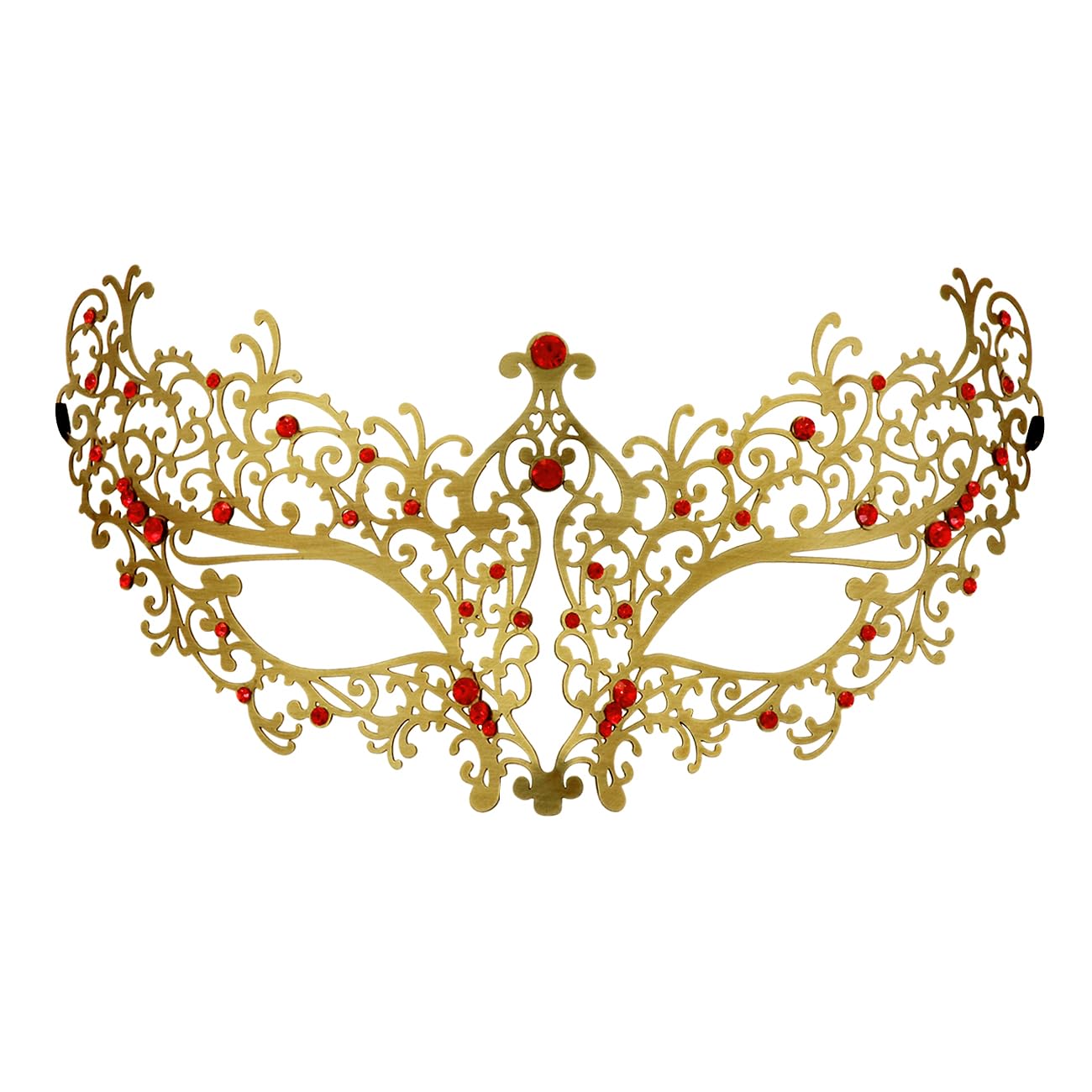 Laser Cut Metal Women's Masquerade Mask Venetian Party Mardi Gras Halloween Mask